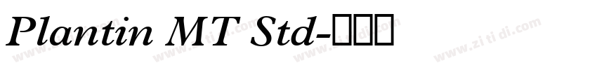 Plantin MT Std字体转换 Plantin MT Std字体转换